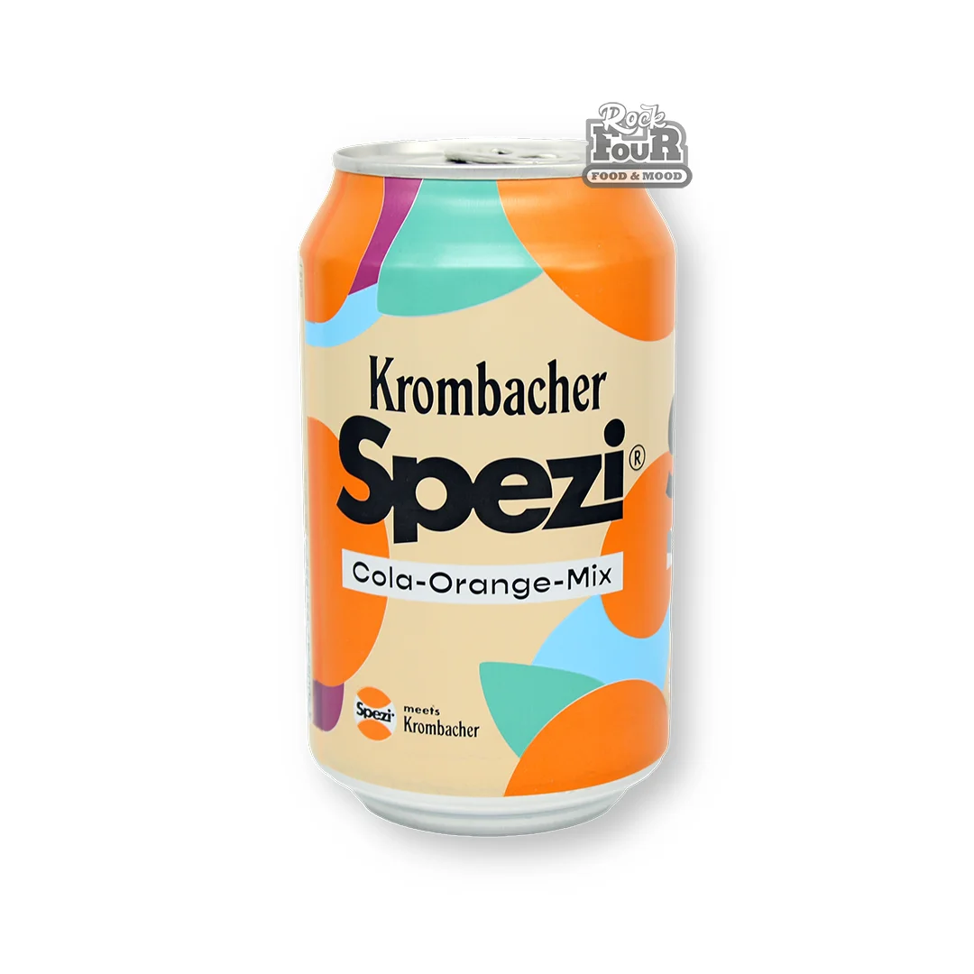 Carbonated drink "Krombacher Spezi Cola-Orange-Mix" with caffeine 330ml